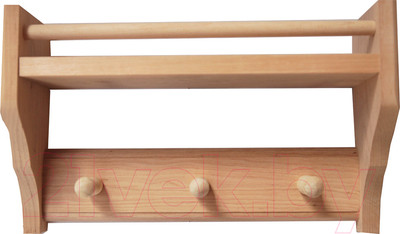 Вешалка-полка для бани СаунаОпт М-48