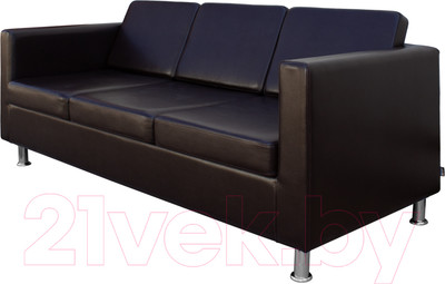 Диван Brioli Дилли трехместный (L22/черный)