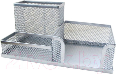 Органайзер настольный Deli 9058 (серебристый)