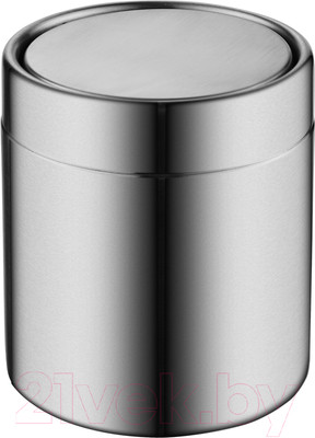 Мусорное ведро WeltWasser Teddy MT 1.5L (матовая сталь)