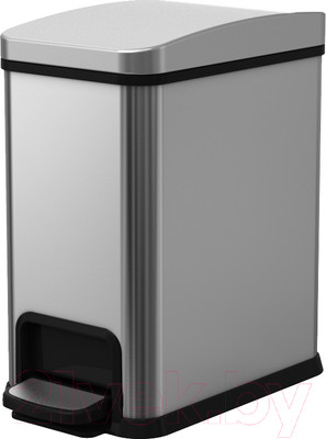 Мусорное ведро WeltWasser Tober MT 8L (матовая сталь)