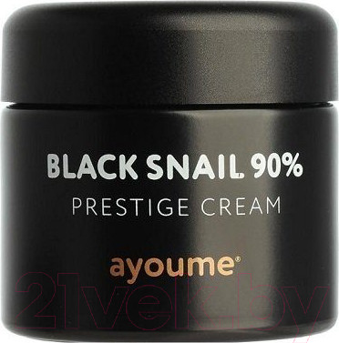 Крем для лица Ayoume Black Snail 90% Prestige Cream с муцином черной улитки (70мл)