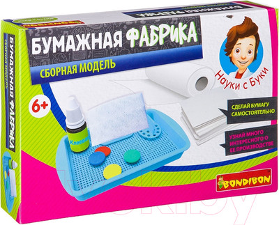 Набор для опытов Bondibon Французские опыты. Бумажная фабрика / ВВ2588