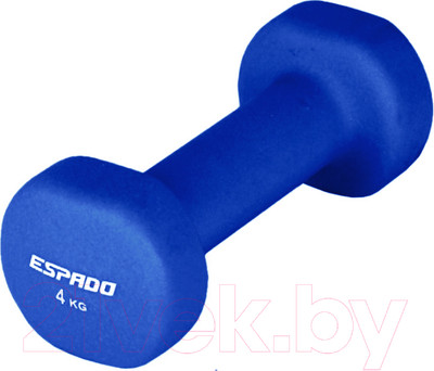 Гантель Espado ES1115 (4кг, синий)