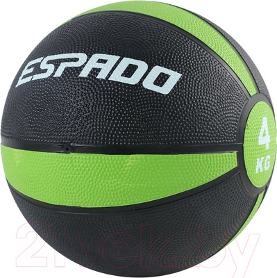 Медицинбол Espado ES2601 (4кг, зеленый)