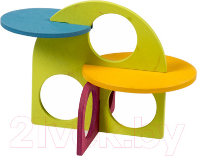 Игрушка для грызунов Duvo Plus Горка с ходами / 10137/DV (мультиколор)