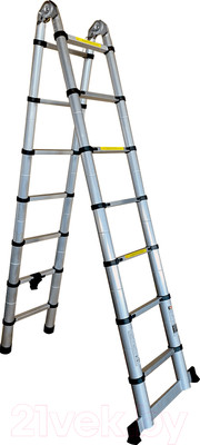 Телескопическая лестница Алюмет DTLH (2.2м)