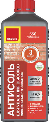 Пропитка для фасадов и стен Neomid 550 (1л)