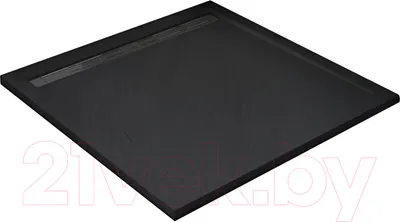 Душевой поддон WeltWasser TRS 100 Stone-BL (с сифоном)