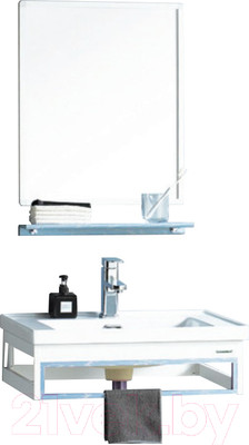 Комплект мебели для ванной RIVER Laura 805 BU (голубой)