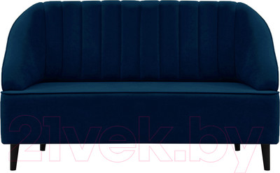 Диван Brioli Донато двухместный (B69/синий)