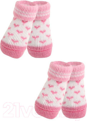 Носочки для животных Puppia Angel Heart / PAMD-SO073-PK-L (розовые сердечки)