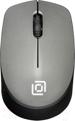 Мышь Оклик 486MW (серый/черный)
