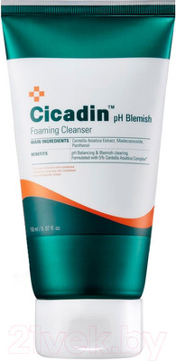 Пенка для умывания Missha Cicadin Ph Blemish Foaming Cleanser (150мл)