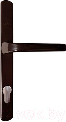 Ручка дверная Lockit A25-85 (коричневый полимер)
