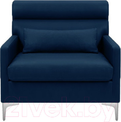 Кресло мягкое Brioli Отто (L18/синий)