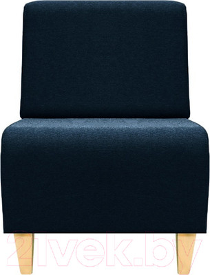 Кресло мягкое Brioli Руди Д (J17/темно-синий)