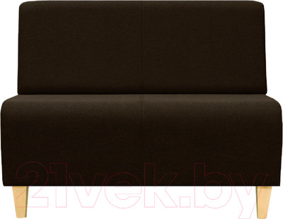 Диван Brioli Руди Д двухместный (J5/коричневый)