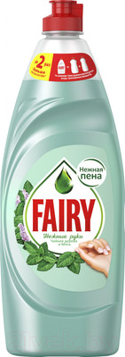 Средство для мытья посуды Fairy Нежные руки. Чайное дерево и мята (650мл)