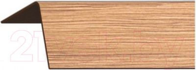 Уголок отделочный Rico Moulding 124 Дуб Янтарный с тиснением (30x30x2700)