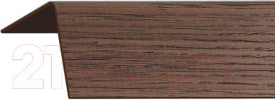 Уголок отделочный Rico Moulding 176 Венге с тиснением (40x40x2700)