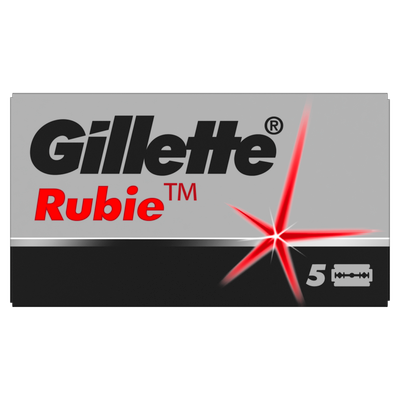 Набор лезвий для бритвы Gillette Rubie Platinum Plus для безопасных бритв (5шт)