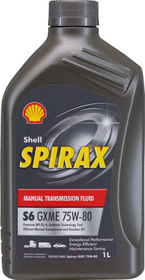 Трансмиссионное масло Shell Spirax S6 GXME 75W80 (1л)