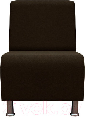 Кресло мягкое Brioli Руди (J5/коричневый)