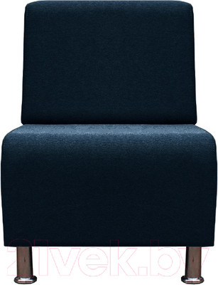 Кресло мягкое Brioli Руди (J17/темно-синий)