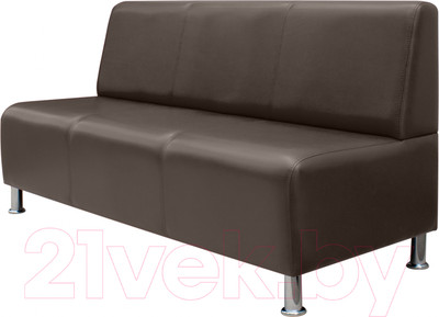 Диван Brioli Руди трехместный (L13/коричневый)