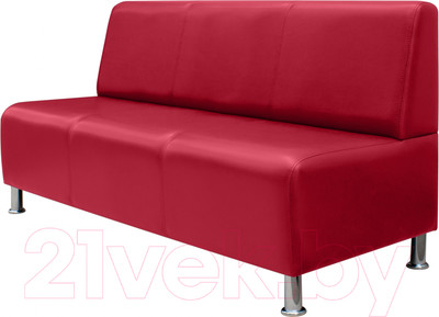 Диван Brioli Руди трехместный (L19/красный)
