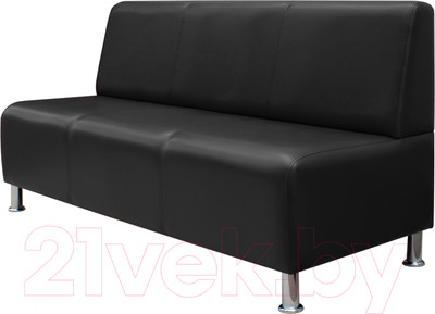 Диван Brioli Руди трехместный (L22/черный)