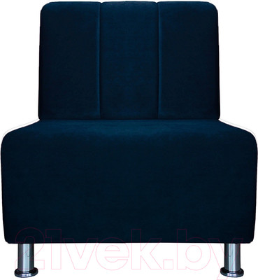 Кресло мягкое Brioli Руди П (В69/синий)