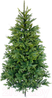 Ель искусственная Dommelochi Корейская с пластиковыми ветками / ДОР-25К (2.5м)