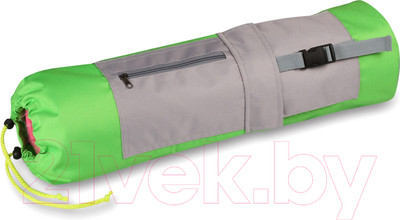 Чехол для коврика Спортивные мастерские SM-369 (салатовый/серый)