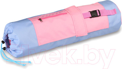 Чехол для коврика Спортивные мастерские SM-369 (голубой/розовый)