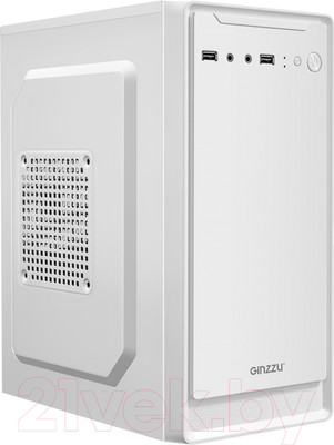 Корпус для компьютера Ginzzu B185 (белый)