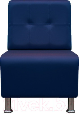 Кресло мягкое Brioli Руди Р (L18/синий)