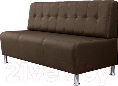 Диван Brioli Руди Р трехместный (L13/коричневый)