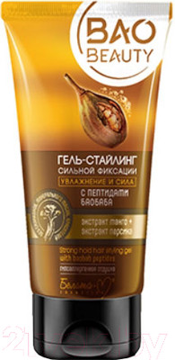 Гель для укладки волос Белита-М Baobeauty Стайлинг сильной фиксации Увлажнение и сила (150г)