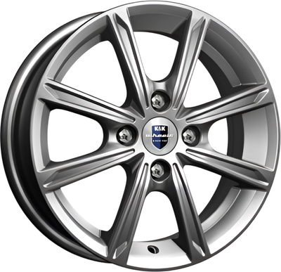 Литой диск K&K Флэш (КС710) 13x5" 4x100мм DIA 67.1мм ET 45мм Дарк платинум