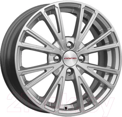 Литой диск K&K Меандр (КС879) 16x6" 4x108мм DIA 63.35мм ET 47.5мм Сильвер