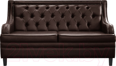 Диван Brioli Чикаго двухместный (L13/коричневый)