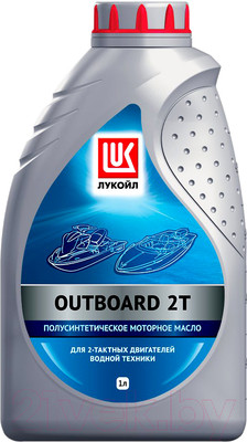 Моторное масло Лукойл Outboard 2Т / 1670488 (1л)
