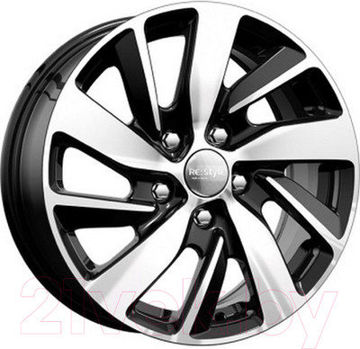 Литой диск K&K КС741 16x6.5" 5x114.3мм DIA 66.1мм ET 50мм Алмаз черный