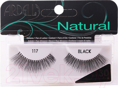 Накладные ресницы ленточные Ardell Natural Lashes 117 Black