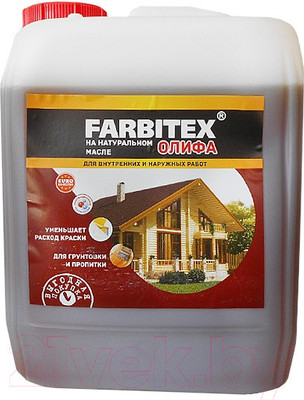 Олифа Farbitex 10л