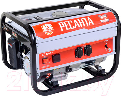 Бензиновый генератор Ресанта БГ 4000 Р (64/1/44)