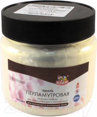 Эмаль Olecolor Перламутровая универсальная (300г, золотой жемчуг)