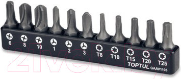 Набор бит Toptul GAAV1103